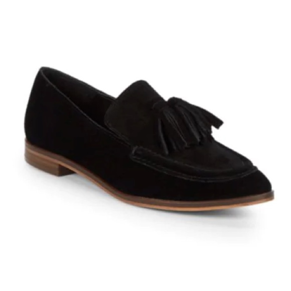 Dolce vita double tassel suede loafer